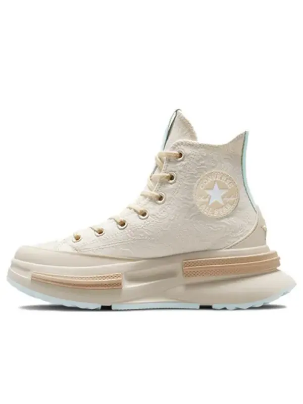 Кроссовки run star legacy cx platform swirl jacquard 'ivory aqua mist' Converse — изображение 1 из 4