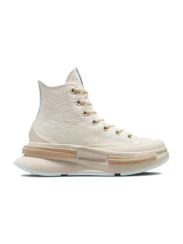 Кроссовки run star legacy cx platform swirl jacquard 'ivory aqua mist' Converse — изображение 2 из 4