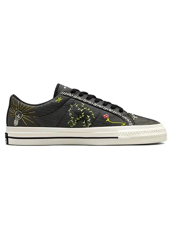 Кроссовки one star pro low 'cowboy embroidery' Converse — изображение 2 из 4, черный/мульти