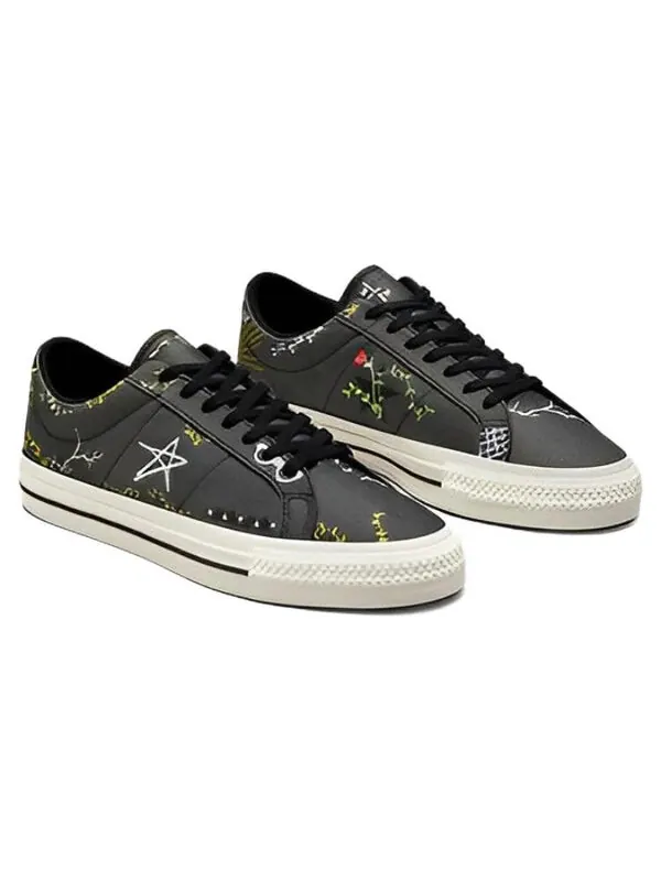 Кроссовки one star pro low 'cowboy embroidery' Converse — изображение 3 из 4, черный/мульти
