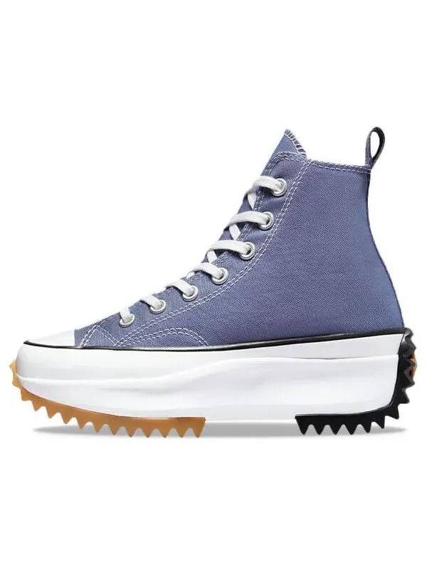 Кроссовки run star hike high 'slate lilac' Converse — изображение 1 из 4, фиолетовый/белый