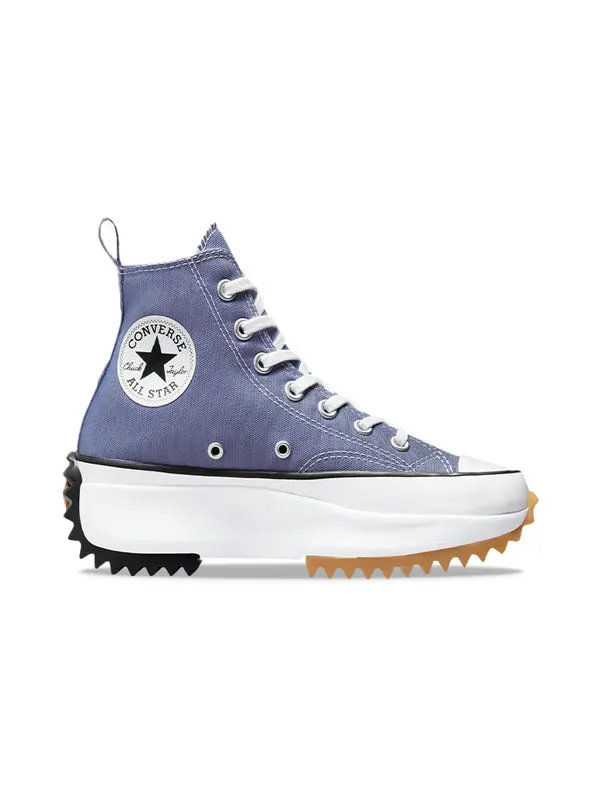 Кроссовки run star hike high 'slate lilac' Converse — изображение 2 из 4, фиолетовый/белый