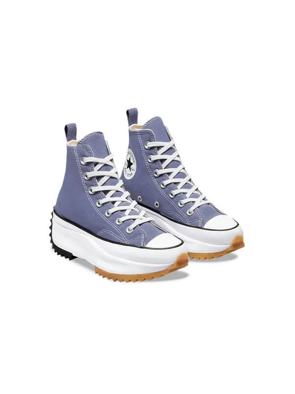 Кроссовки run star hike high 'slate lilac' Converse — изображение 3 из 4, фиолетовый/белый