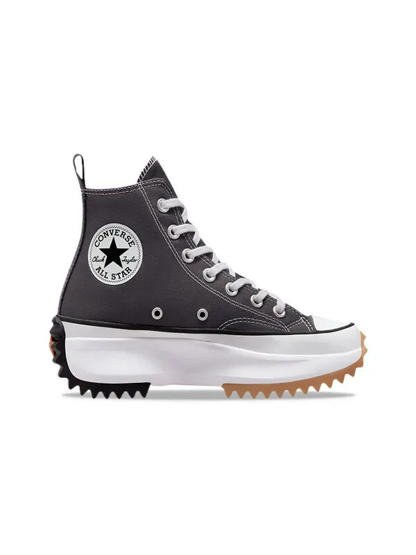 Кроссовки run star hike high 'iron grey' Converse — изображение 2 из 4, серый/белый