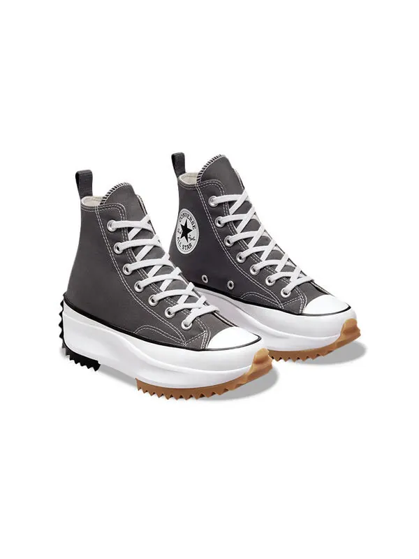 Кроссовки run star hike high 'iron grey' Converse — изображение 3 из 4, серый/белый