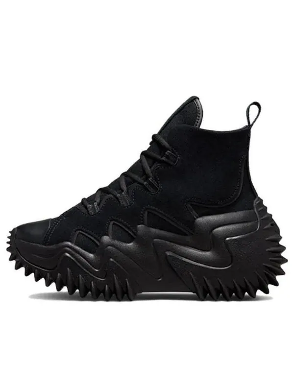 Кроссовки run star motion cx platform workwear high 'triple black' Converse — изображение 1 из 4, черный