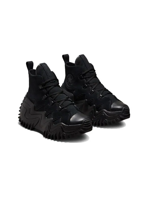 Кроссовки run star motion cx platform workwear high 'triple black' Converse — изображение 3 из 4, черный