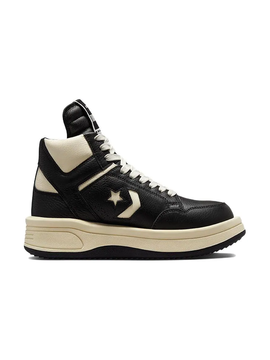 Кроссовки Converse Rick Owens x TURBOWPN Mid 'Black Cloud Cream' — изображение 2 из 5, черный