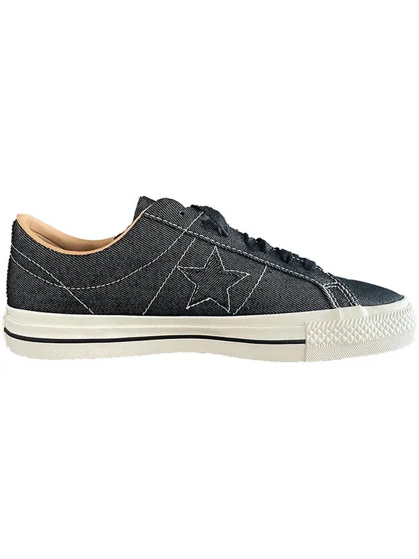Кроссовки one star pro low 'denim - black' Converse — изображение 2 из 4, черный/черный