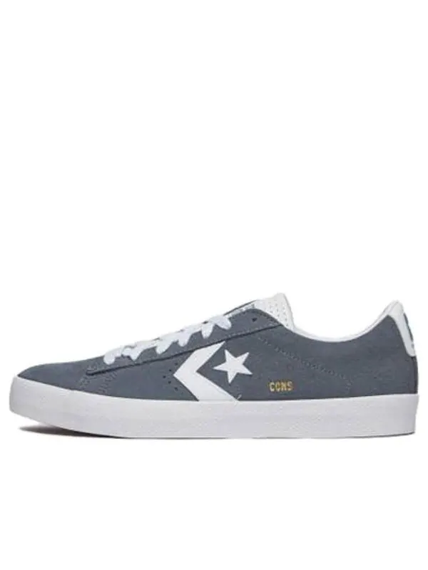 Кроссовки pro leather vulc pro suede low 'lunar grey' Converse — изображение 1 из 4, серый/белый/белый