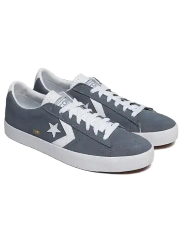 Кроссовки pro leather vulc pro suede low 'lunar grey' Converse — изображение 2 из 4, серый/белый/белый