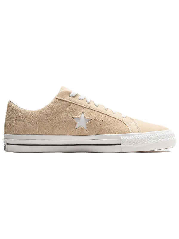 Кроссовки one star pro classic suede 'oat milk' Converse — изображение 2 из 4, белый/черный