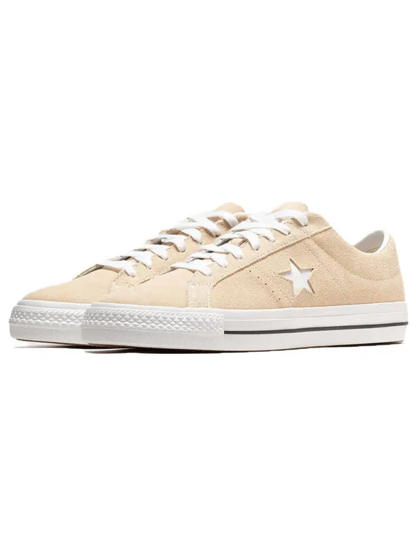Кроссовки one star pro classic suede 'oat milk' Converse — изображение 3 из 4, белый/черный