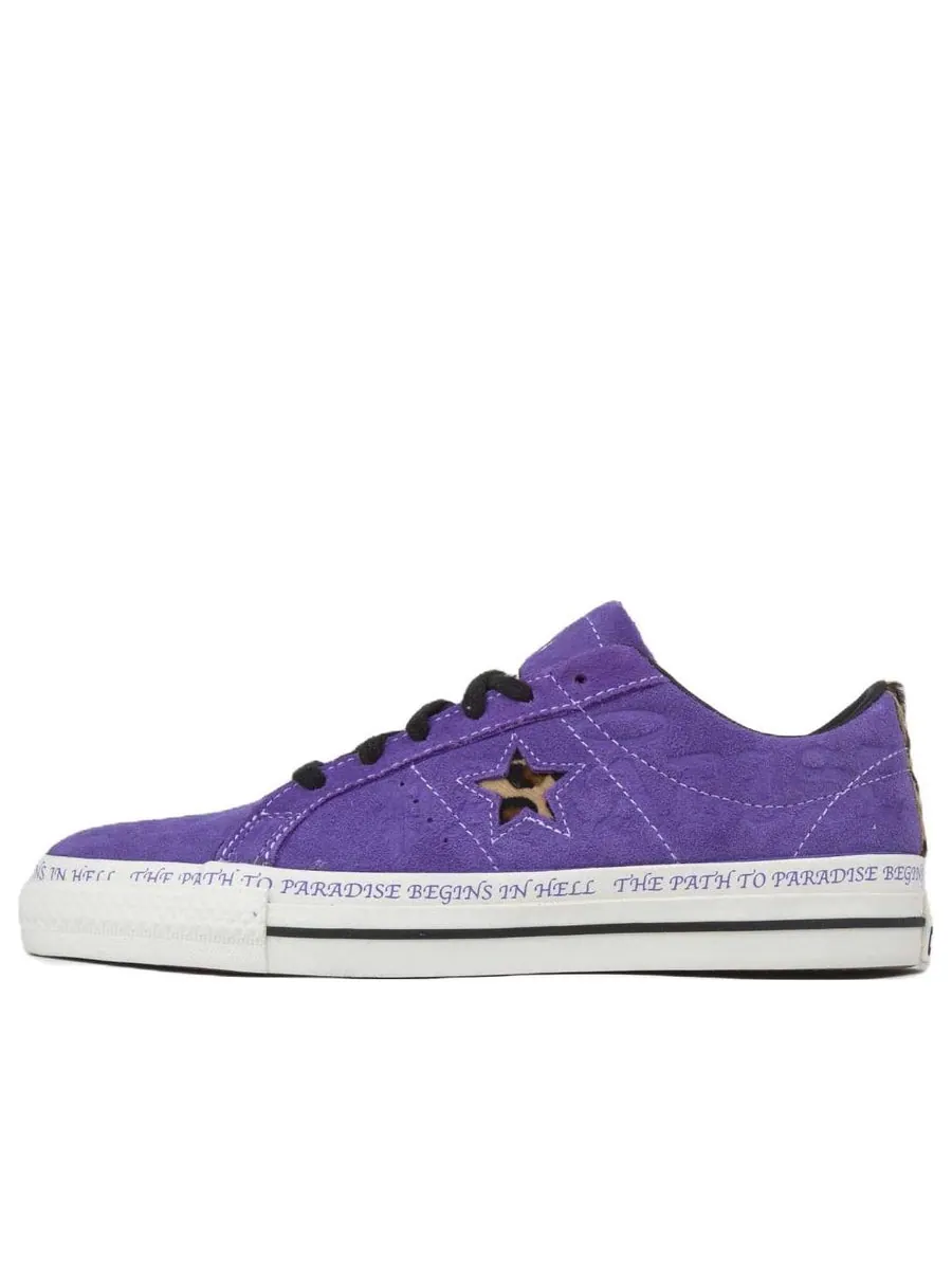 Кеды Converse one star Pro Ox Wild — изображение 1 из 4, фиолетовый