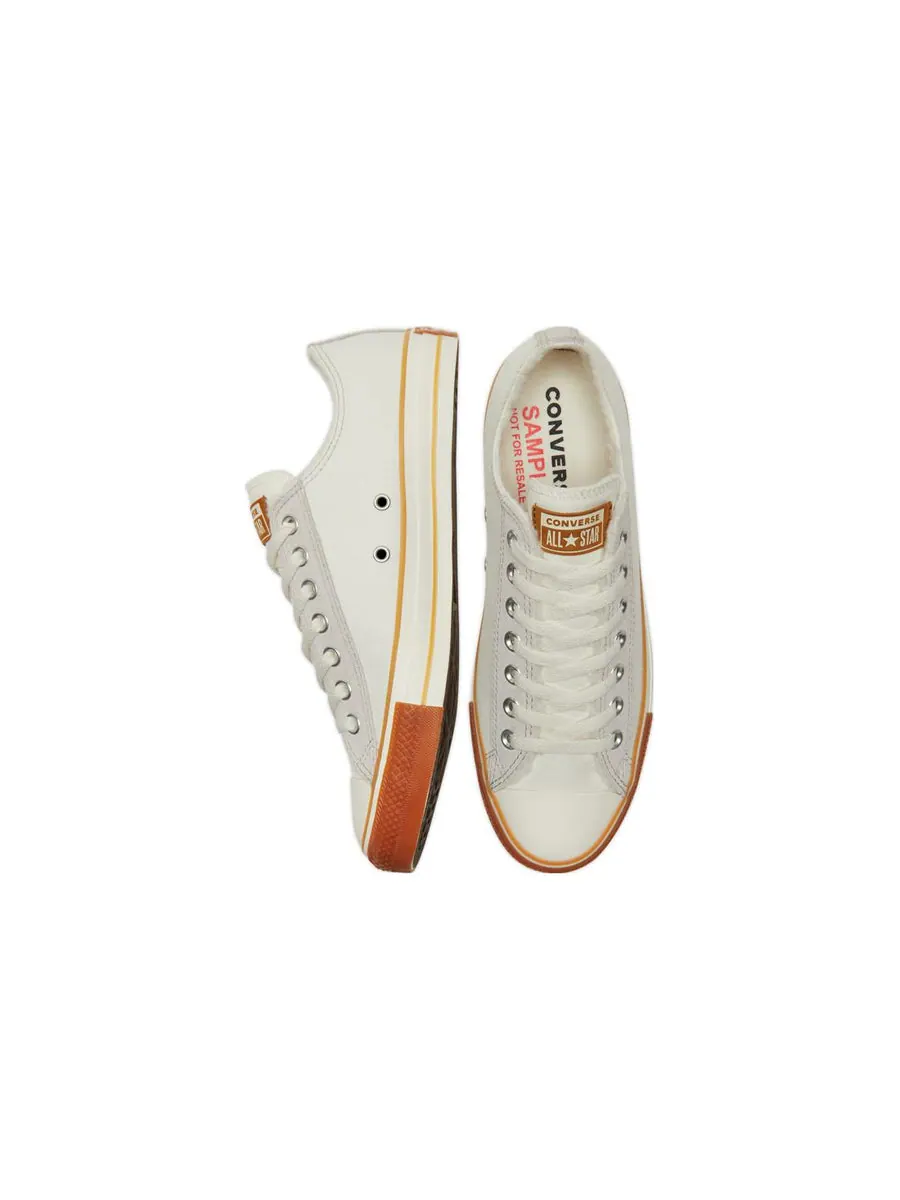 Кеды Converse All Star 'Cream White Orange' — изображение 4 из 6, белый