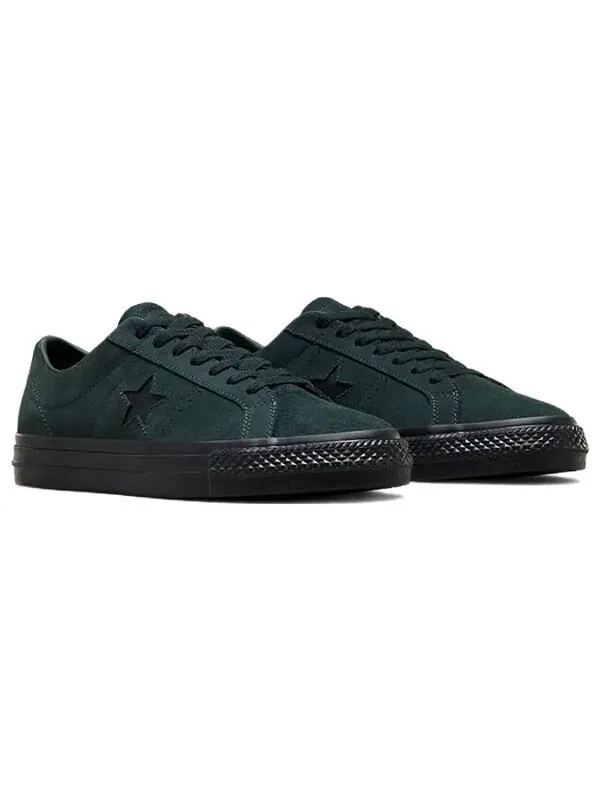 Кроссовки one star pro 'dark green' Converse — изображение 3 из 4, зеленый/черный