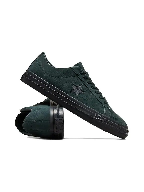 Кроссовки one star pro 'dark green' Converse — изображение 4 из 4, зеленый/черный