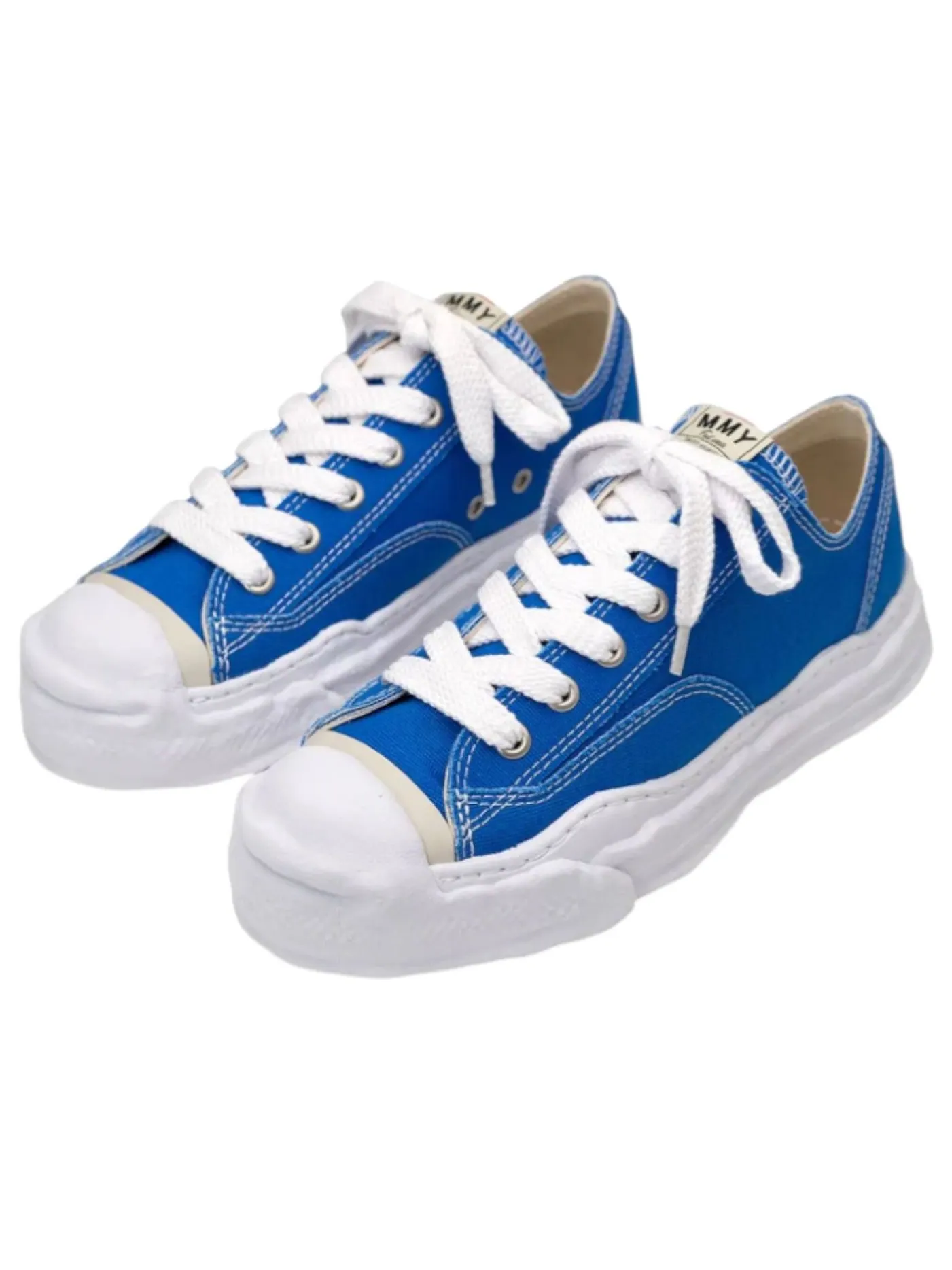 Кроссовки Maison MIHARA YASUHIRO Hank OG Sole Canvas Low 'Clear Blue' — изображение 2 из 5, синий