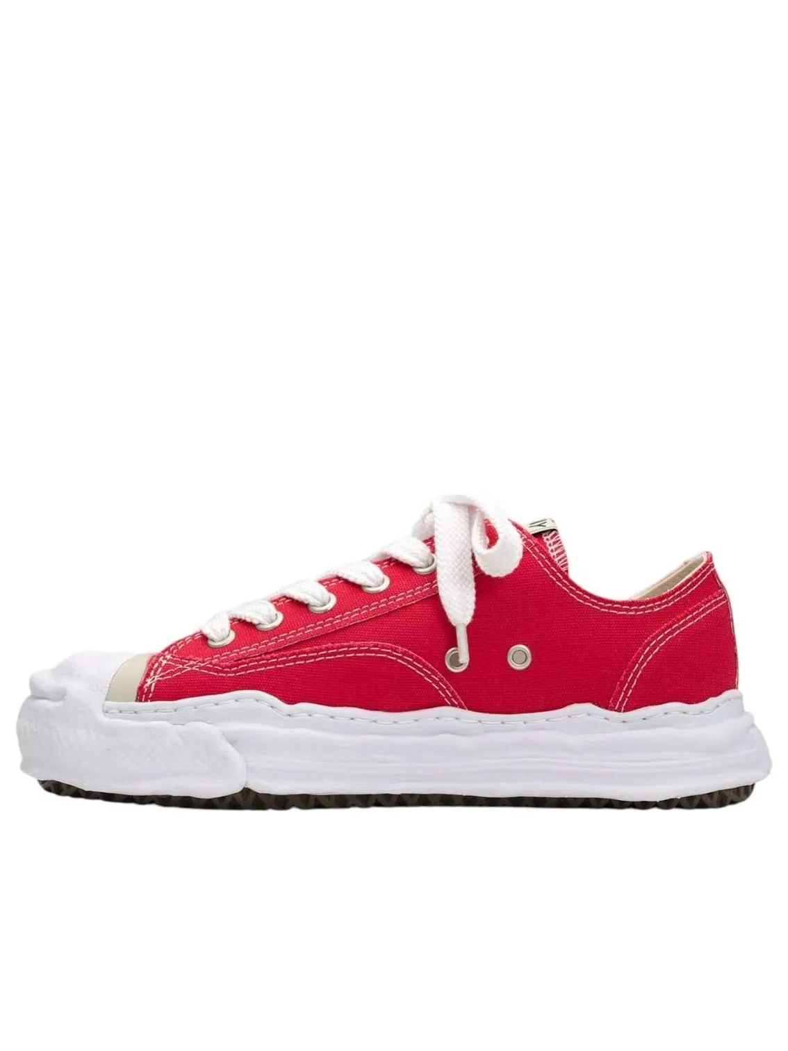 Кроссовки Maison MIHARA YASUHIRO Hank OG Sole Canvas Low 'Red' — изображение 1 из 3, красный