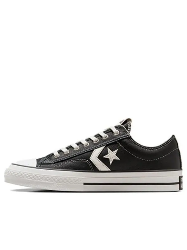 Кроссовки star player 76 fall leather 'black white' Converse — изображение 1 из 4, черный/белый