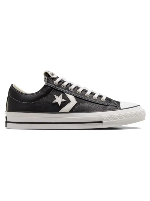 Кроссовки star player 76 fall leather 'black white' Converse — изображение 2 из 4, черный/белый