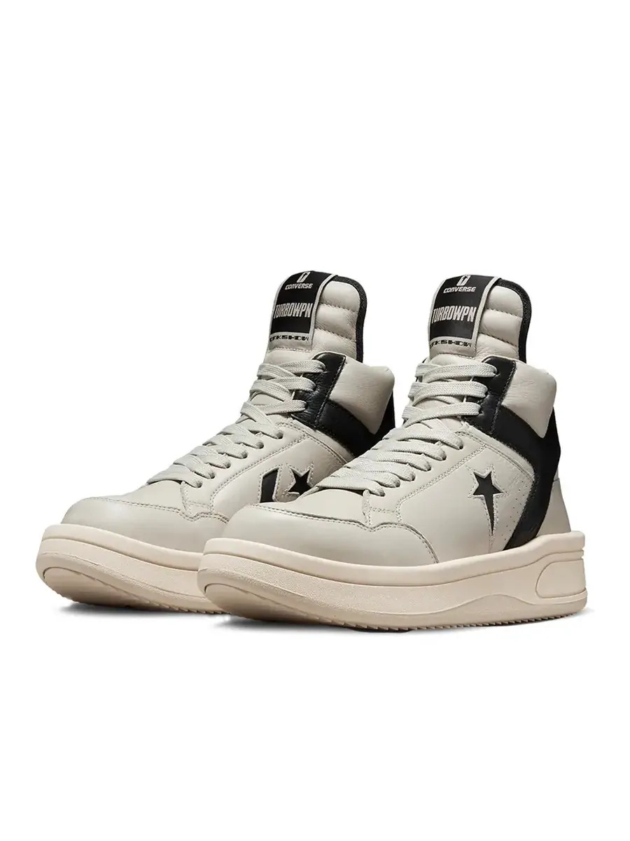 Кроссовки Converse x Rick Owens DRKSHDW Weapon 'Beige Black' — изображение 2 из 3, бежевый