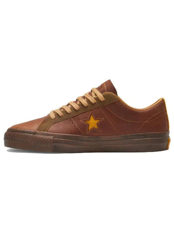 Кроссовки one star pro low 'mid autumn festival - brown' Converse — изображение 2 из 4, бежевый