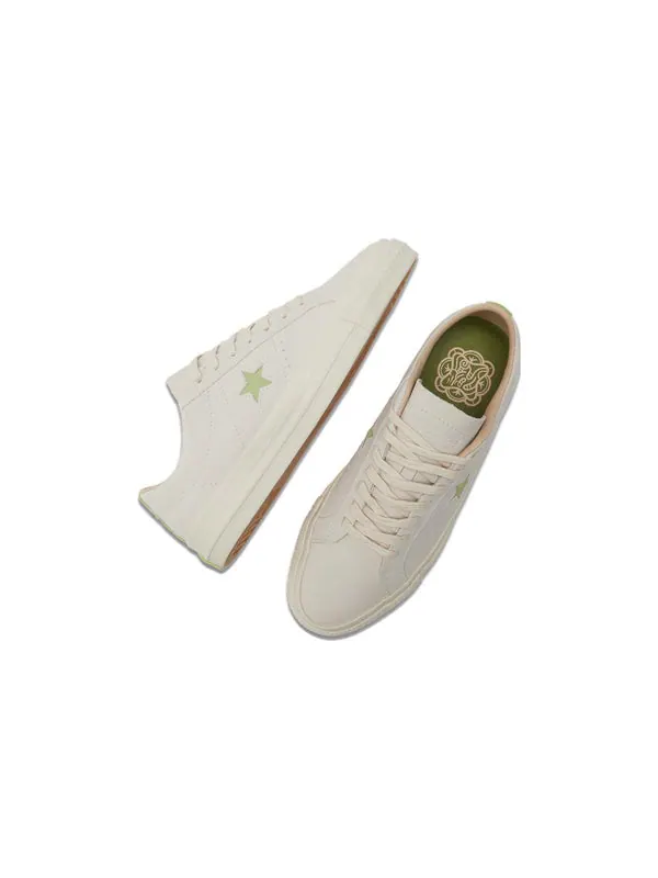Кроссовки one star pro mid autumn festival suede sneakers 'beige green' Converse — изображение 4 из 4, бежевый/зеленый