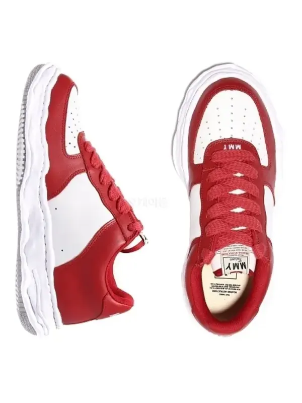 Кроссовки wayne og sole leather low-top sneaker Maison Mihara Yasuhiro — изображение 4 из 4, белый