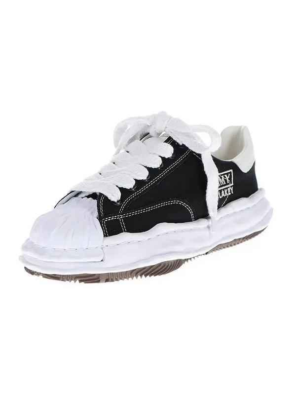 Кроссовки blakey og sole canvas low-top sneaker Maison Mihara Yasuhiro — изображение 4 из 4, черный