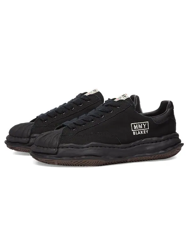 Кроссовки blakey og sole canvas low-top sneaker 'black' Maison Mihara Yasuhiro — изображение 2 из 4, черный