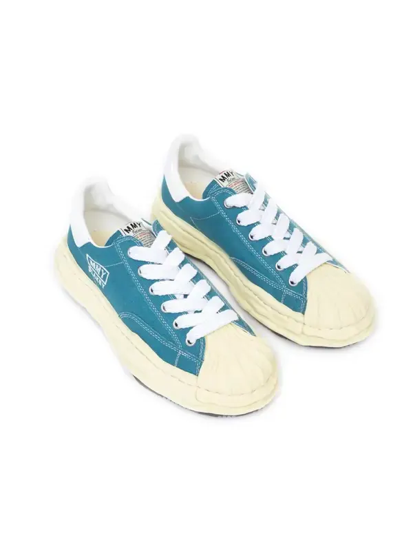 Кроссовки blakey og sole canvas low-top sneaker 'blue' Maison Mihara Yasuhiro — изображение 2 из 2, синий/белый