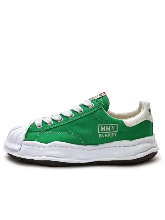Кроссовки blakey og sole canvas low-top sneaker 'green' Maison Mihara Yasuhiro — изображение 1 из 2, зеленый/белый