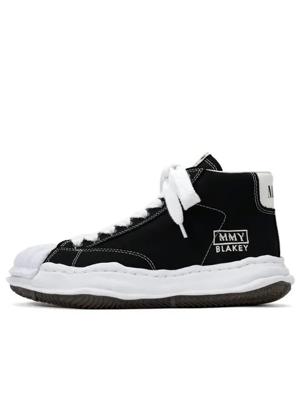 Кроссовки blakey og sole canvas high-top sneaker 'black' Maison Mihara Yasuhiro — изображение 1 из 2, черный/белый