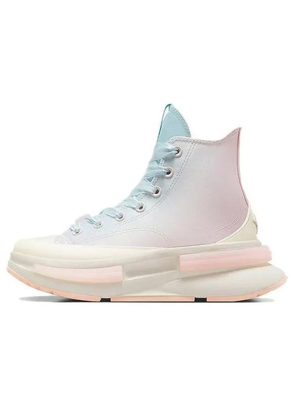 Кроссовки run star legacy cx high top 'decade pink' Converse — изображение 1 из 4, розовый/синий/белый