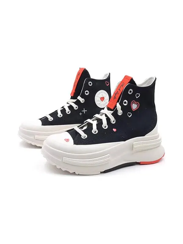 Кроссовки run star legacy cx high top 'black' Converse — изображение 3 из 4, черный/белый/красный