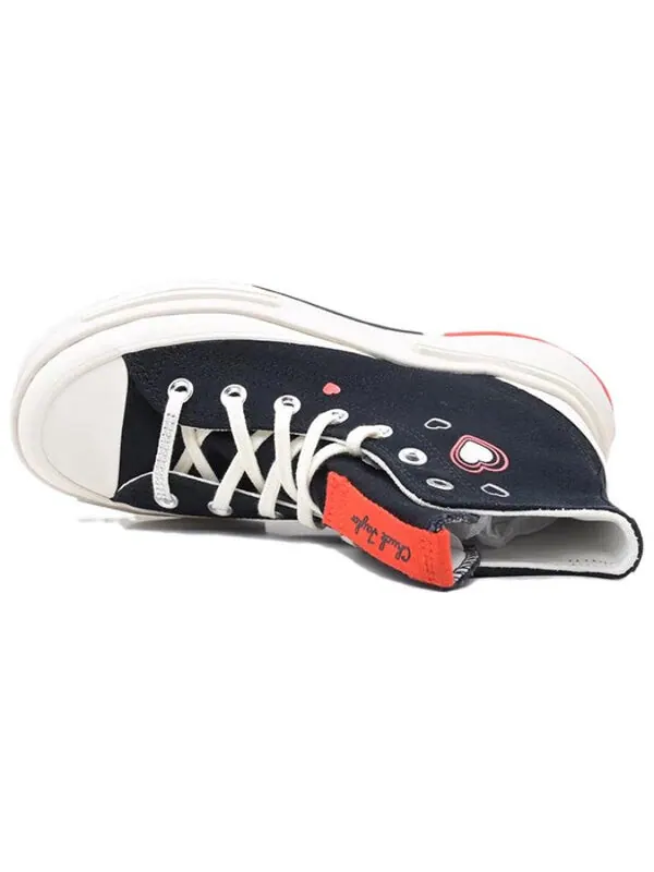 Кроссовки run star legacy cx high top 'black' Converse — изображение 4 из 4, черный/белый/красный