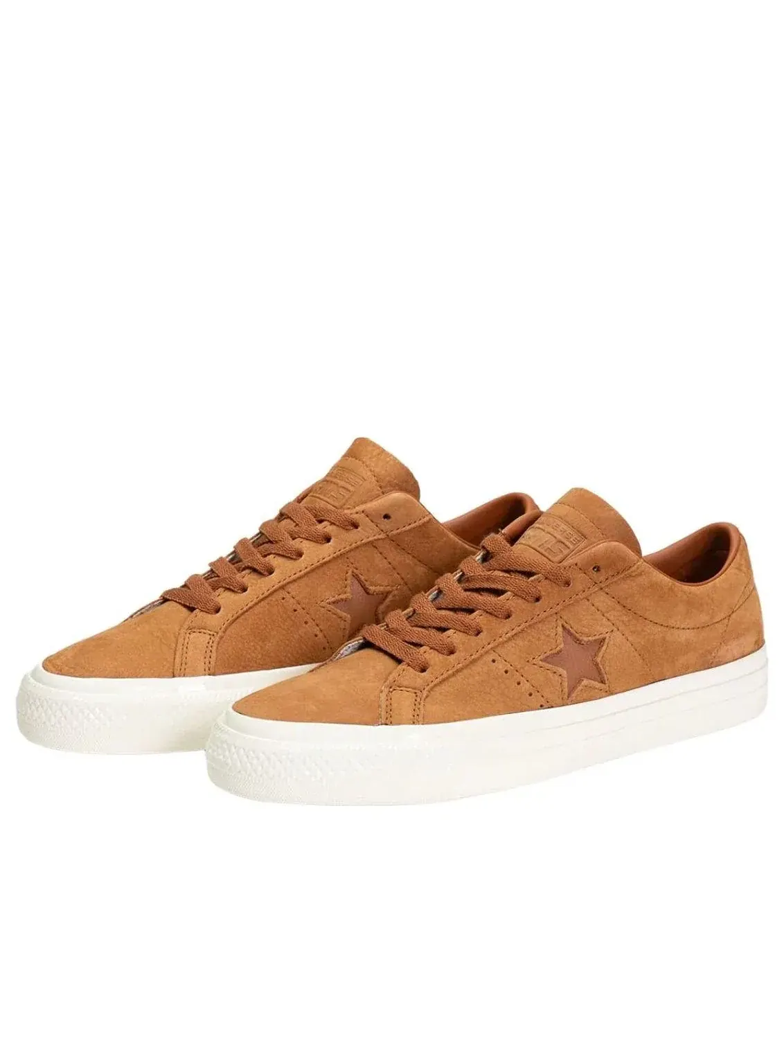 Кроссовки Converse One Star Pro Low Nubuck 'Warm Tan Egret' — изображение 2 из 3, бежевый