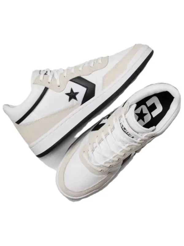 Кроссовки fastbreak pro leather & suede 'white black beige' Converse — изображение 4 из 4, белый/черный/бежевый