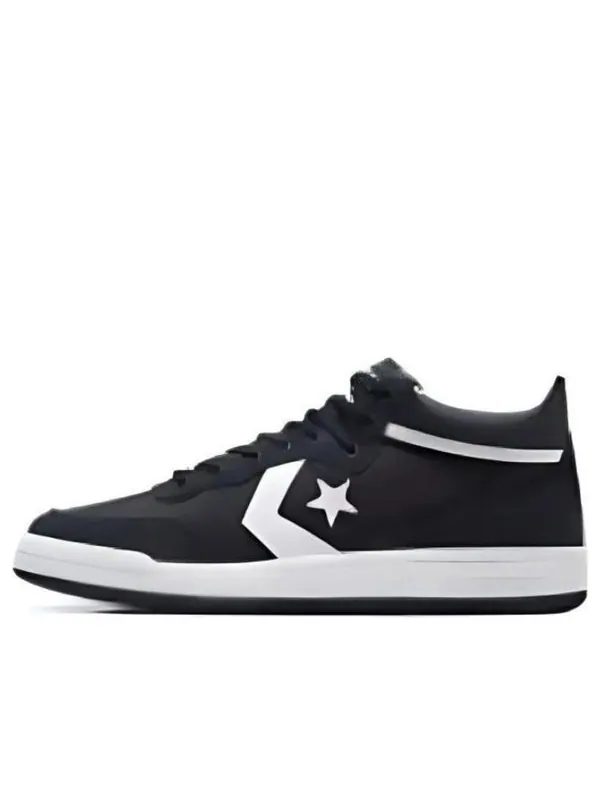 Кроссовки fastbreak pro leather & suede 'black white' Converse — изображение 1 из 3, черный/белый