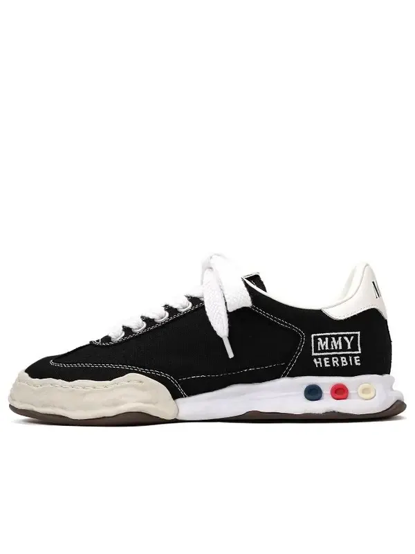Кроссовки herbie og sole canvas low-top sneaker Maison Mihara Yasuhiro — изображение 1 из 3, черный