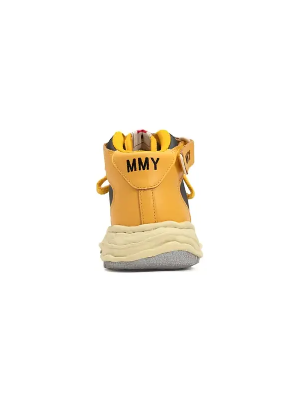 Кроссовки wayne vl og sole leather high-top sneaker Maison Mihara Yasuhiro — изображение 3 из 3, черный