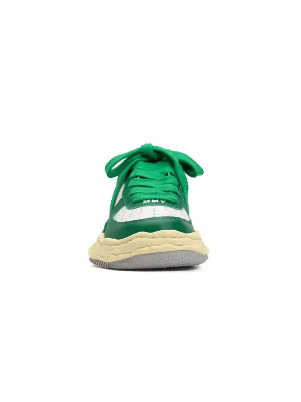 Кроссовки wayne vl og sole leather low-top sneaker Maison Mihara Yasuhiro — изображение 2 из 3, зеленый