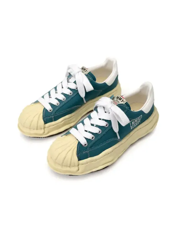 Кроссовки blakey vl og sole canvas low-top sneaker Maison Mihara Yasuhiro — изображение 2 из 3, синий