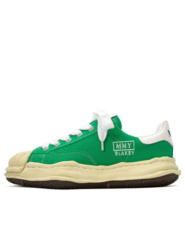 Кроссовки blakey vl og sole canvas low-top sneaker Maison Mihara Yasuhiro — изображение 1 из 1, зеленый