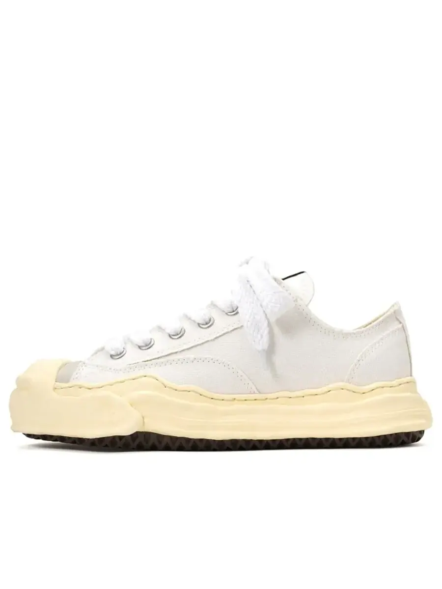 Кроссовки Maison MIHARA YASUHIRO HANK VL OG Sole Canvas Low-top Sneaker 'White' — изображение 1 из 5, белый