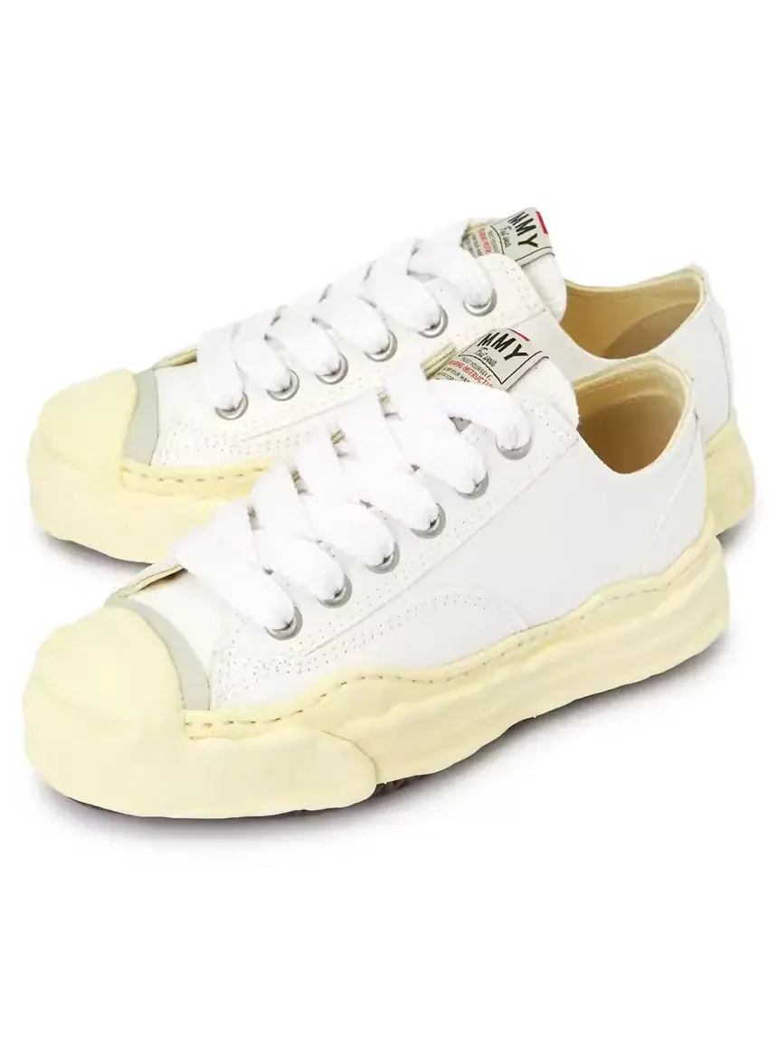 Кроссовки Maison MIHARA YASUHIRO HANK VL OG Sole Canvas Low-top Sneaker 'White' — изображение 3 из 5, белый