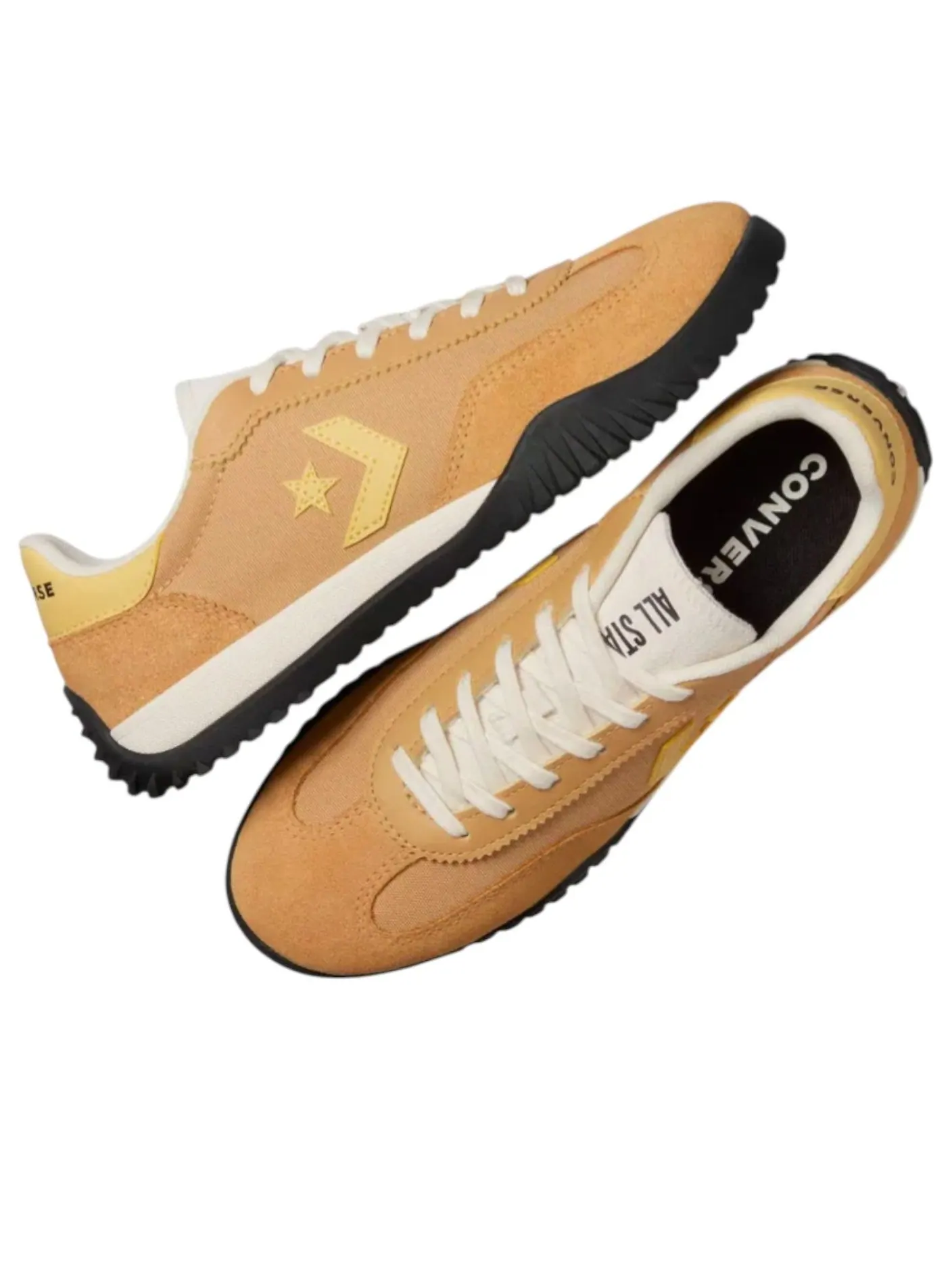 Кроссовки (WMNS) Converse Run Star Trainer Retro Sport 'Sandy Shore' — изображение 4 из 6, желтый