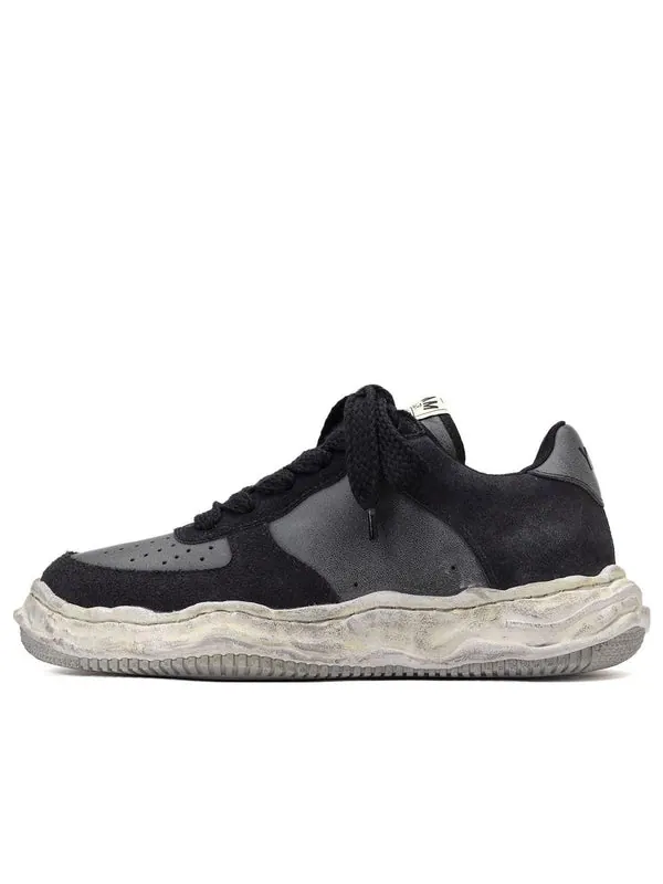 Кроссовки wayne og sole distressed leather low Maison Mihara Yasuhiro — изображение 1 из 4, черный