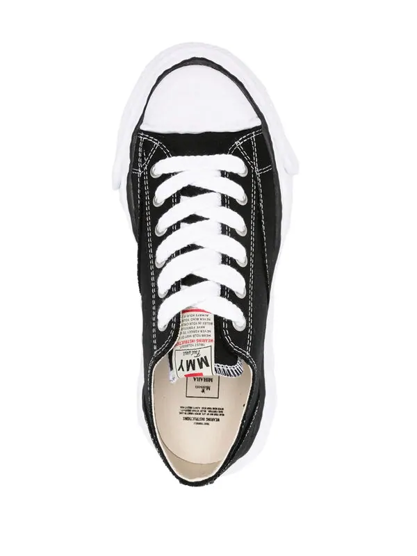 Кроссовки peterson 23 og sole canvas low 'black white' Maison Mihara Yasuhiro — изображение 4 из 4, черный/белый